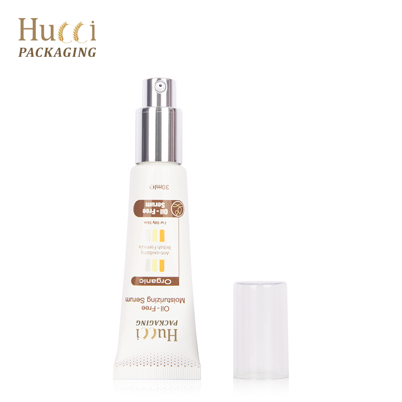 15ml cosmetic tube with pump}