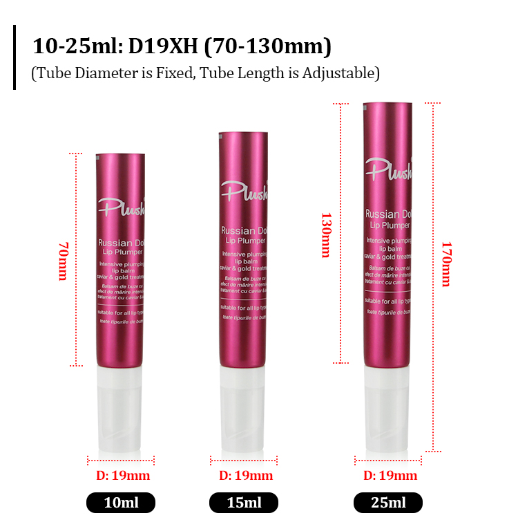 lip gloss tube with roller ball