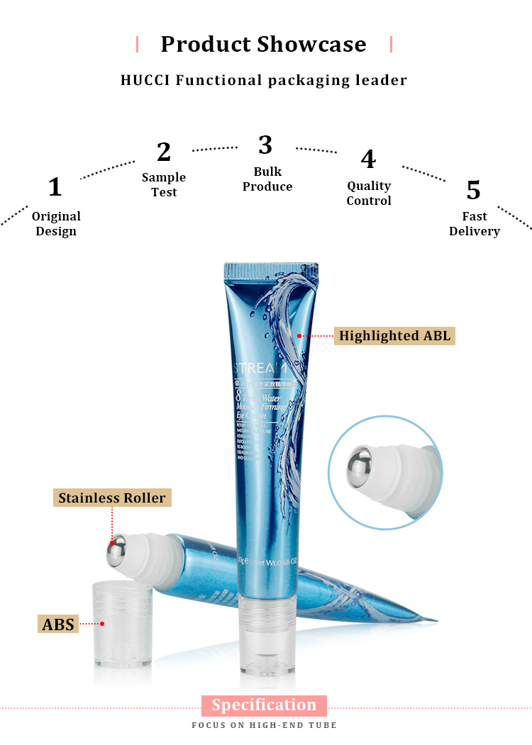 cosmetic eye cream tube