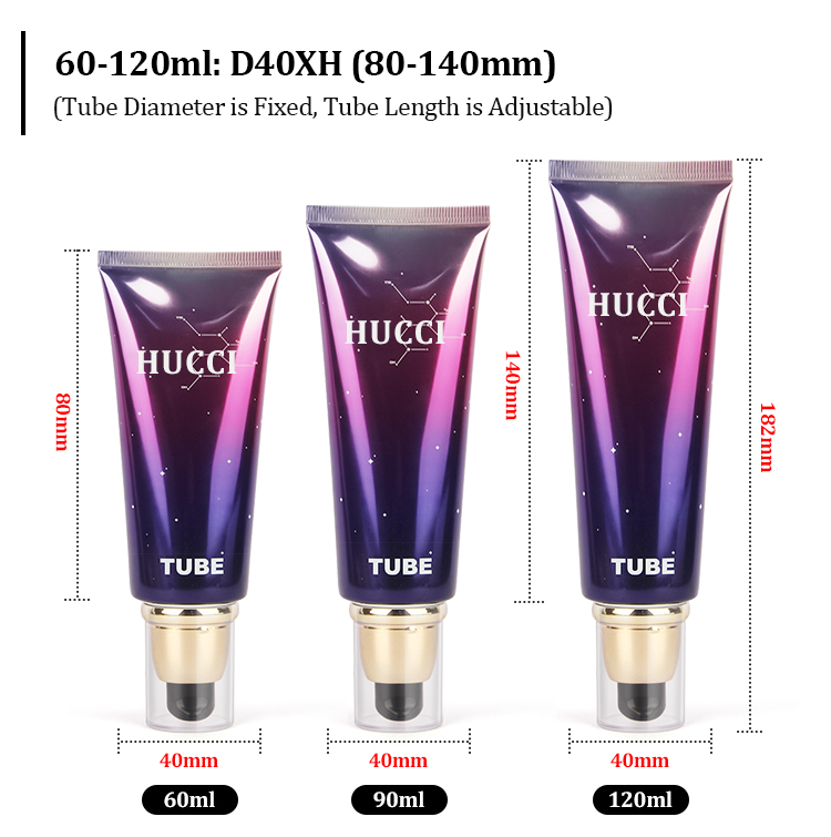 pump cosmetic tube