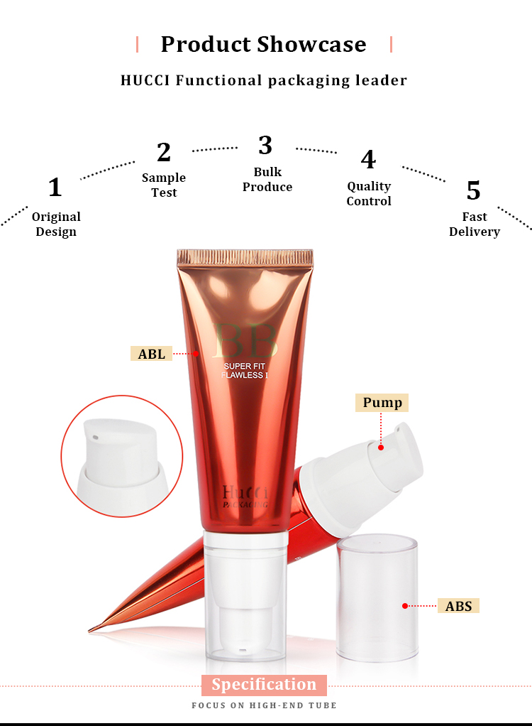 BB cream pump tube