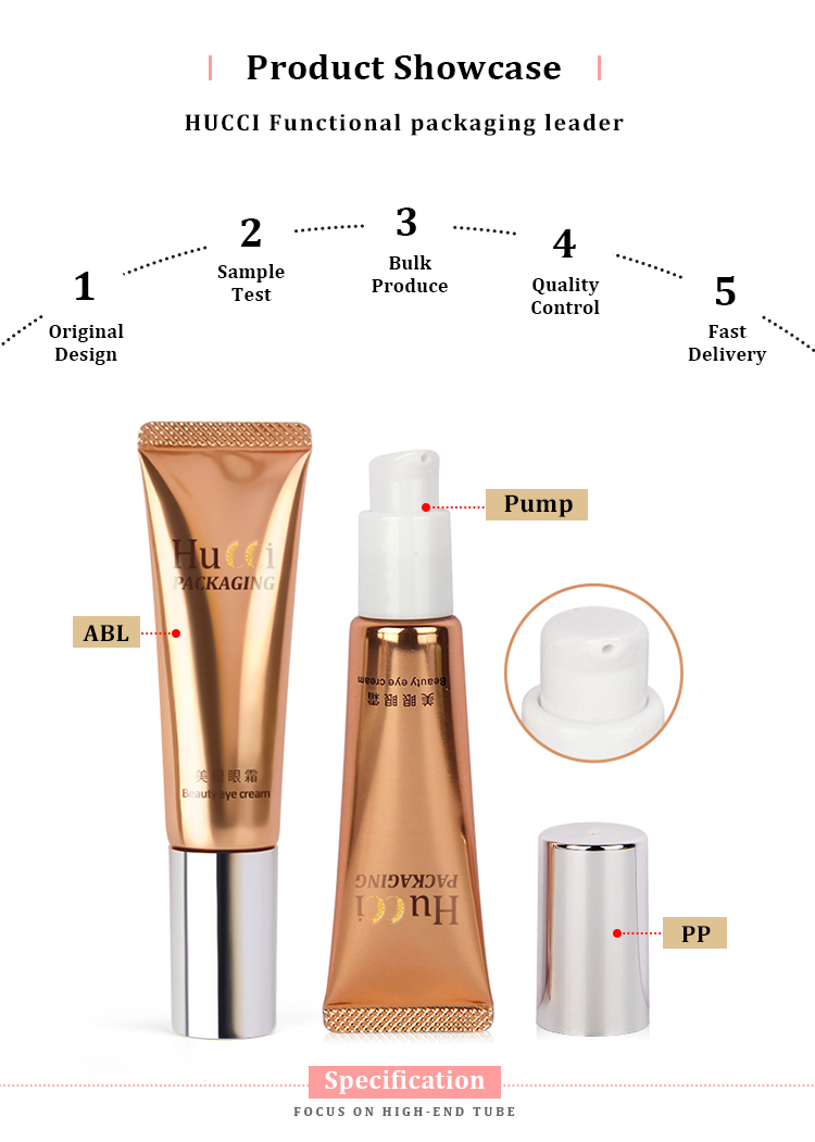 Facial serum tube