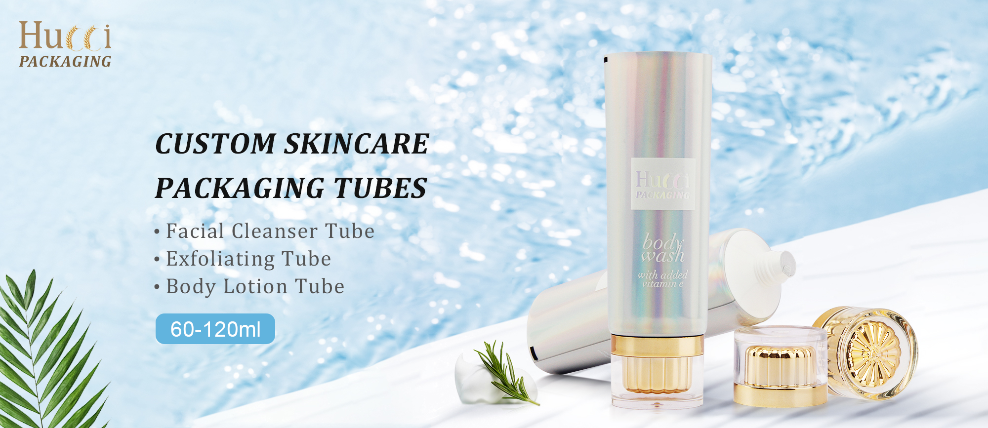 Face wash tube