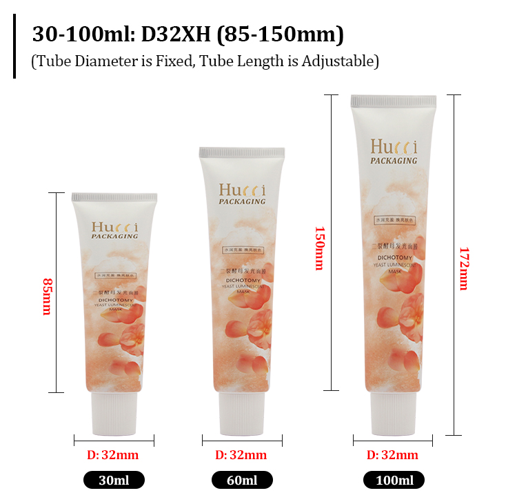 Body lotion tube