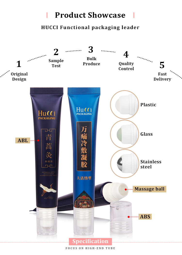 Massage cream tube