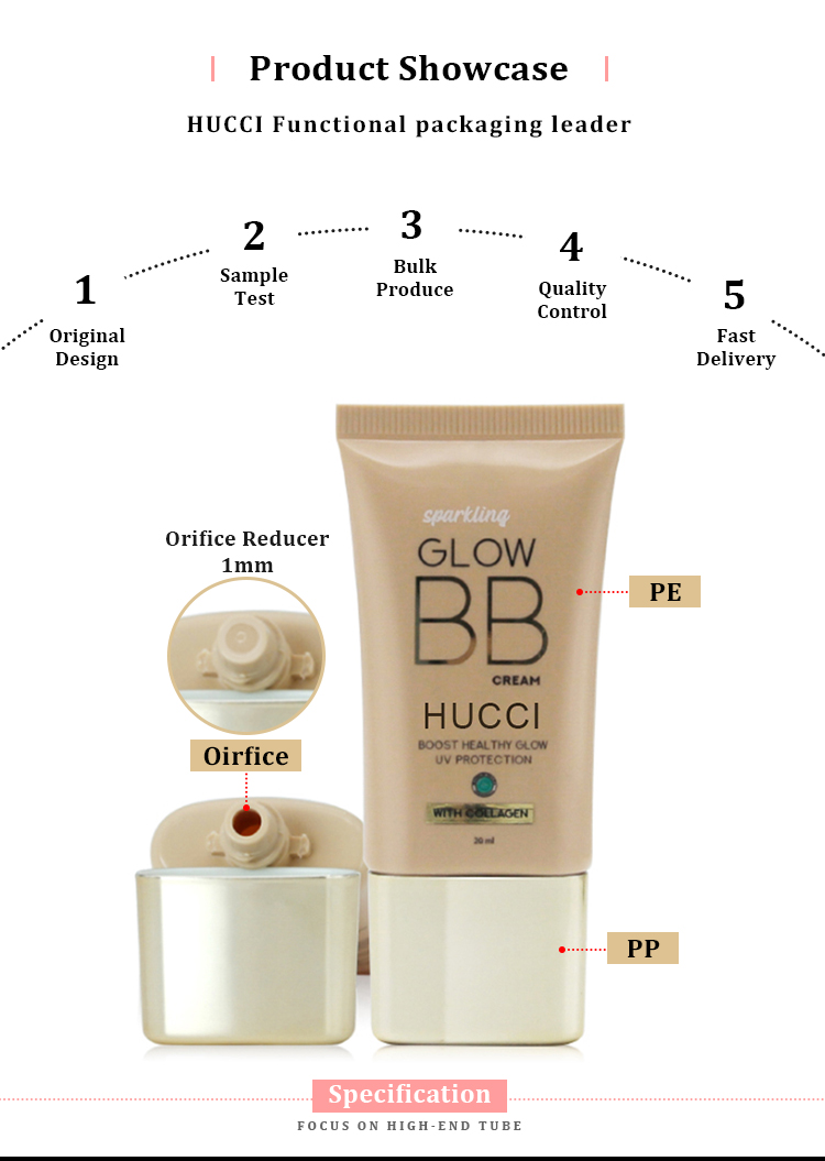 Face cream tube