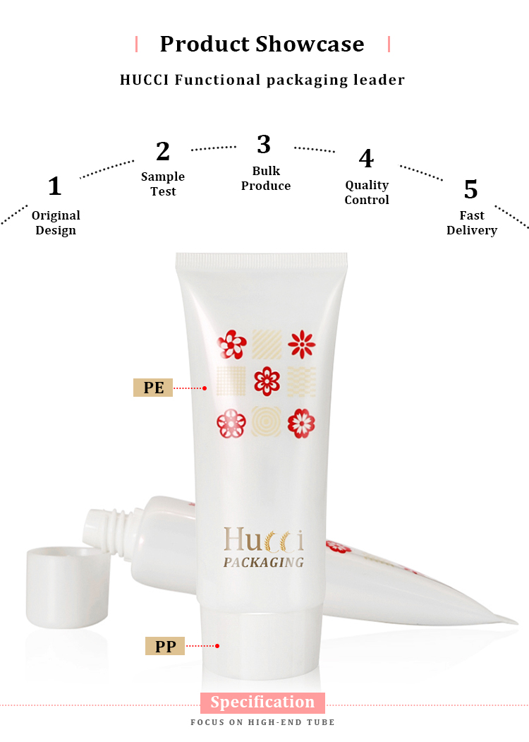 Facial cleanser tube