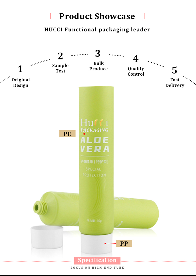 Face cream tube