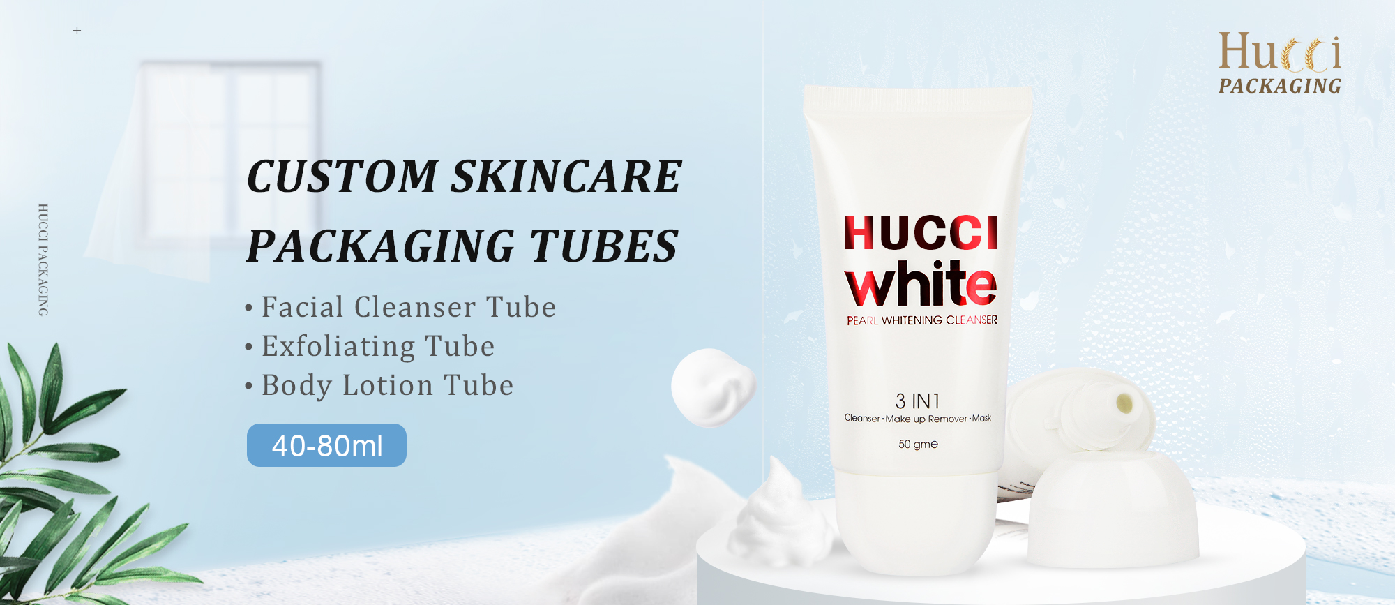 Face cream tube