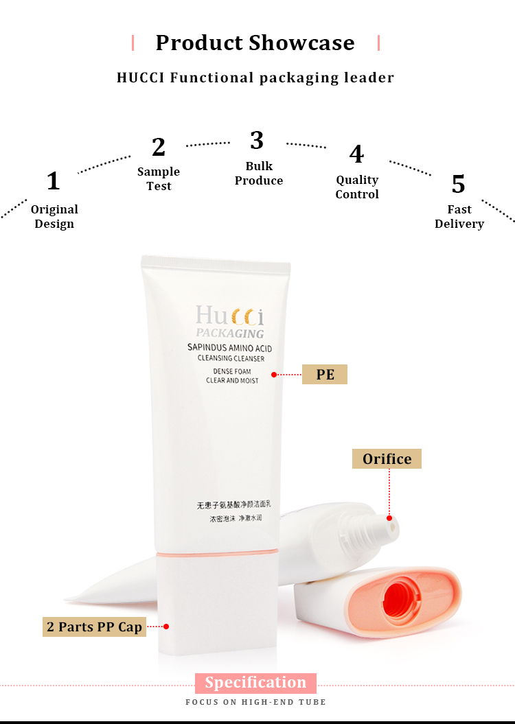 Face cream tube