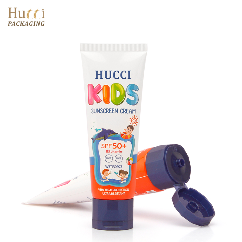 Face care cream tube