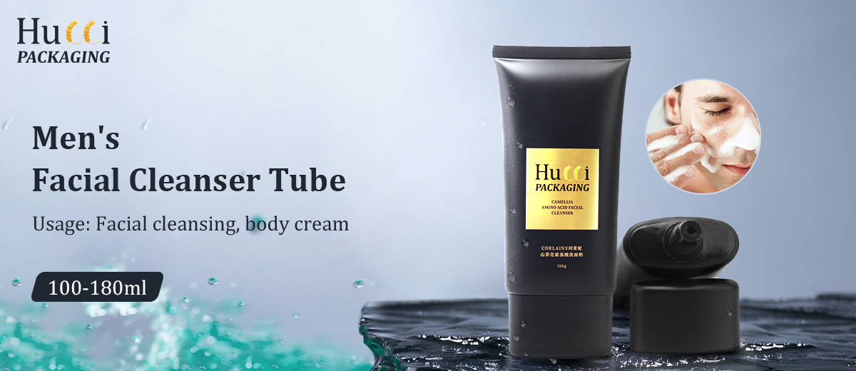 Facial cleanser tube