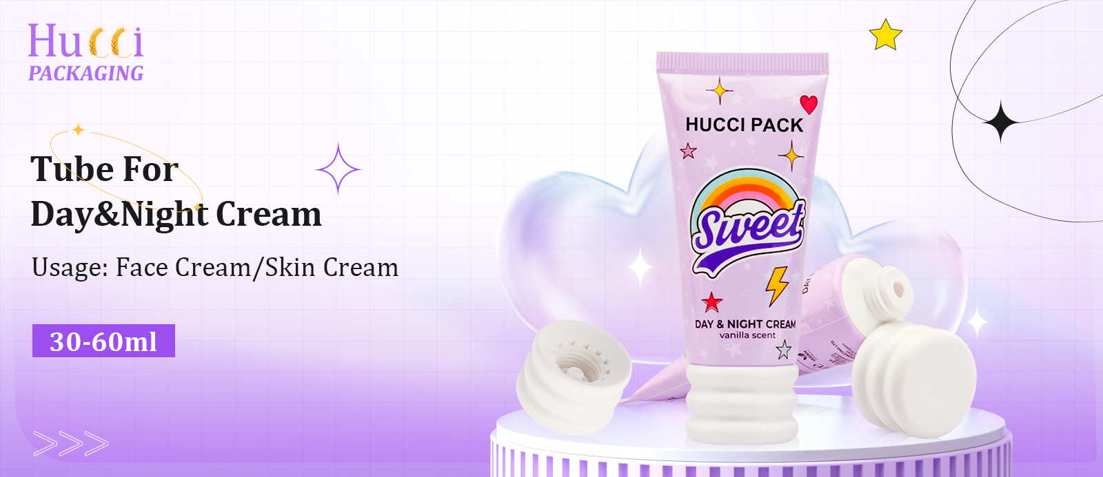 Face cream tube