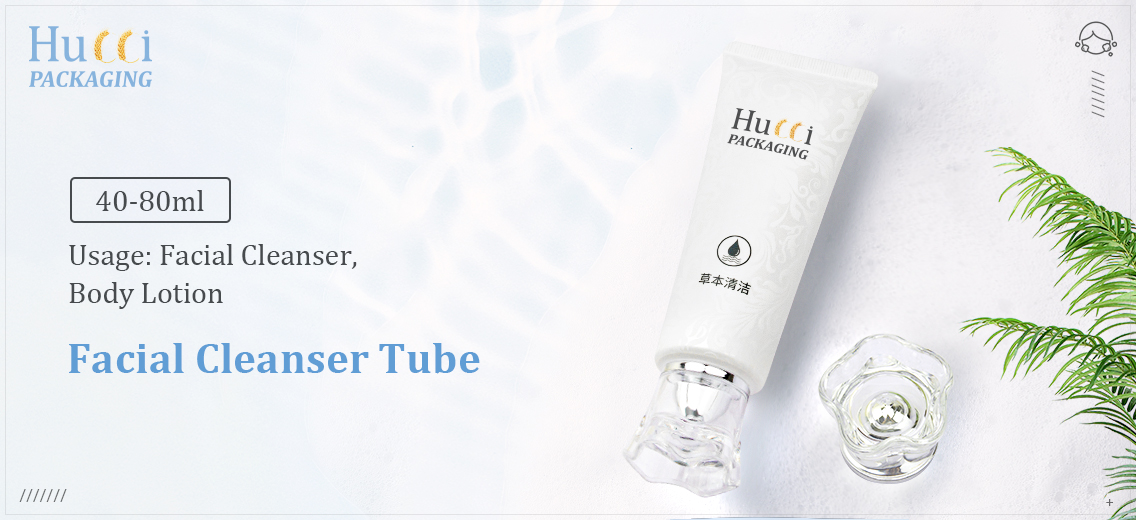 Facial cleanser tube