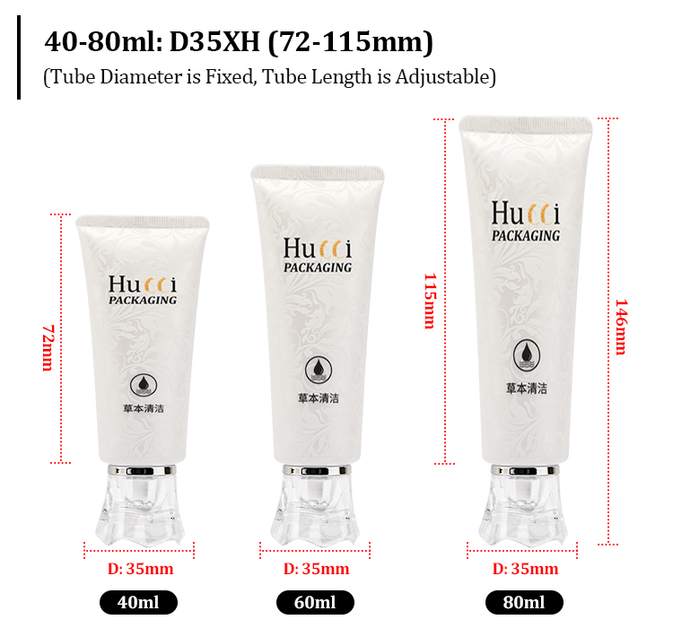 Face cream tube