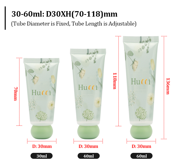 Body lotion tube