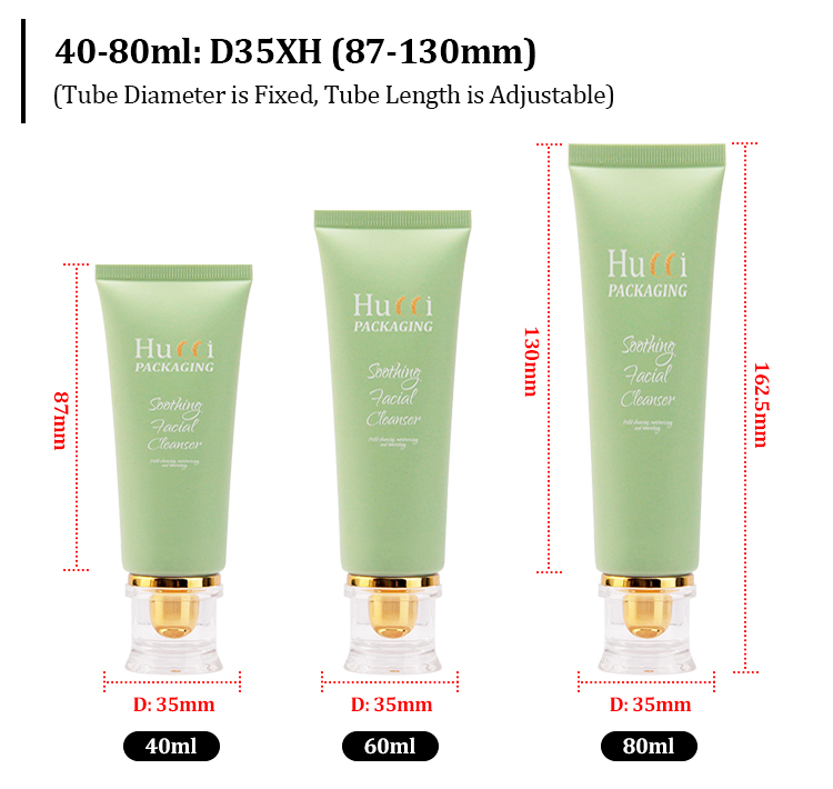 Skincare cream tube