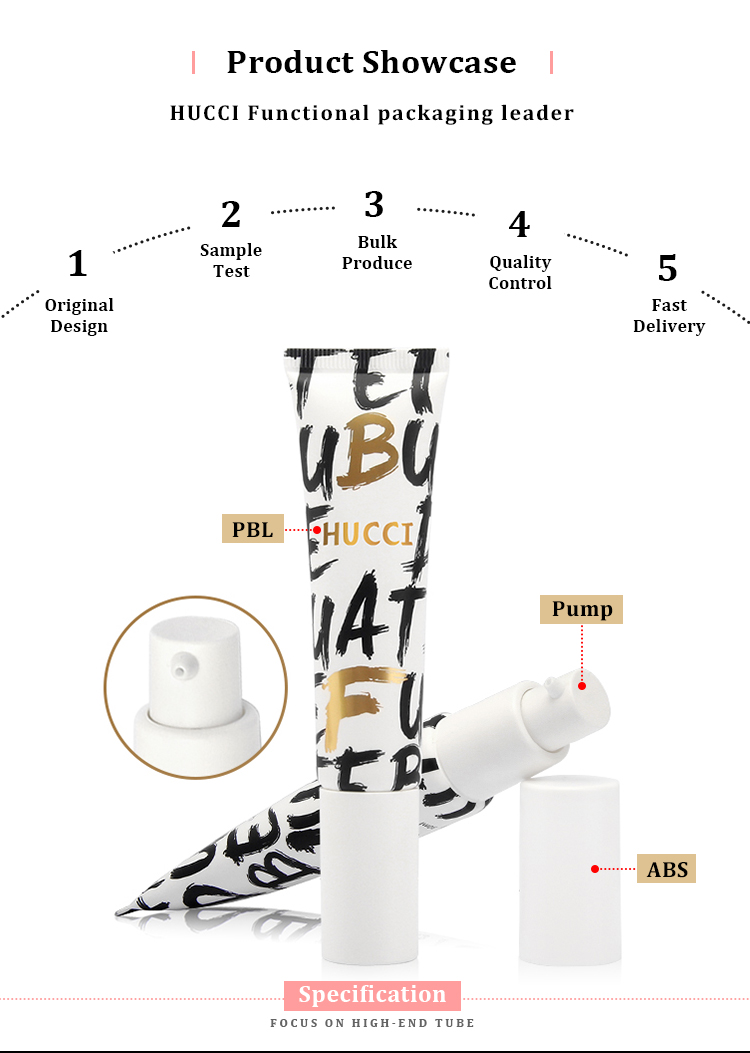 BB cream pump tube