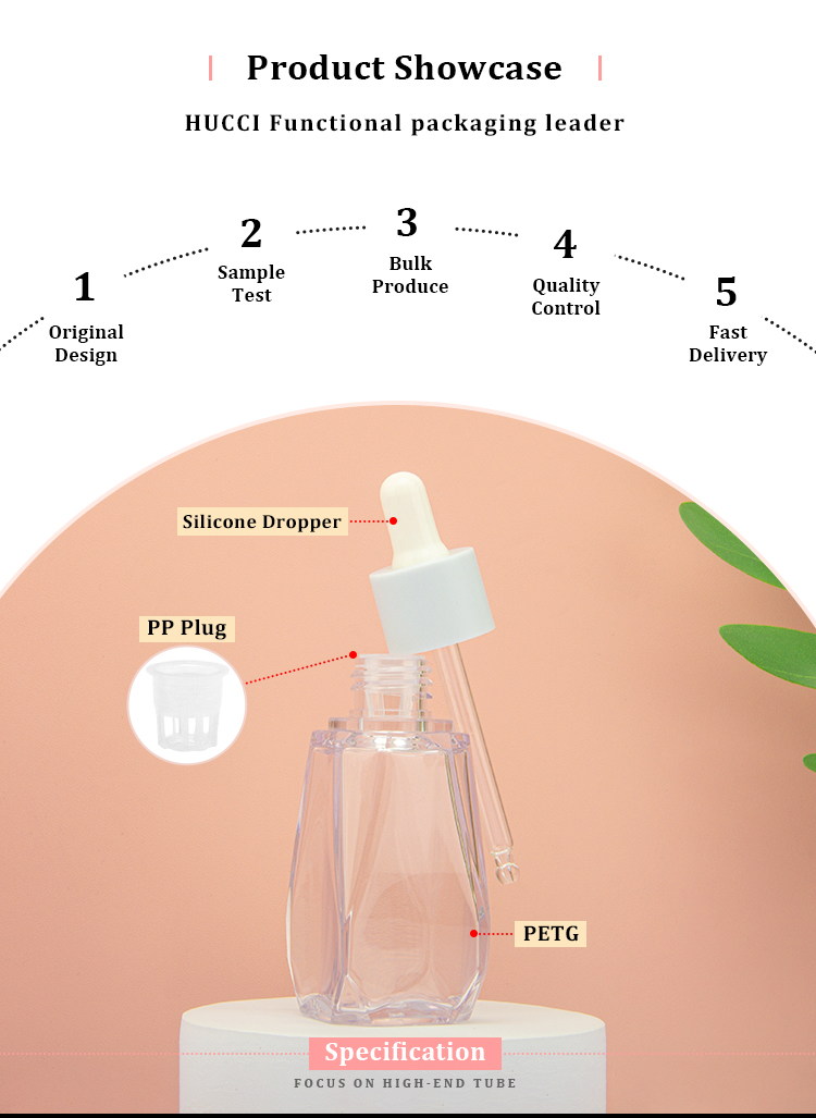 Cosmetic dropper bottle