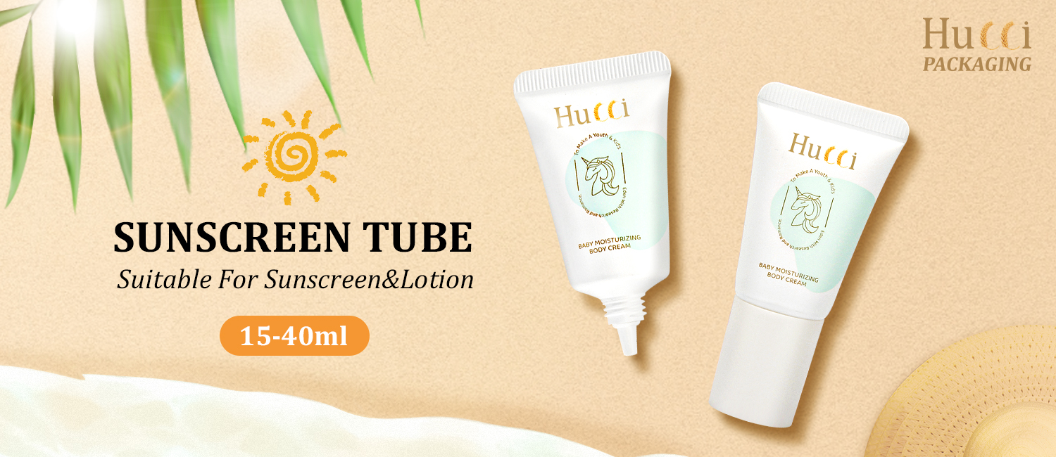 Sunscreen tube packaging