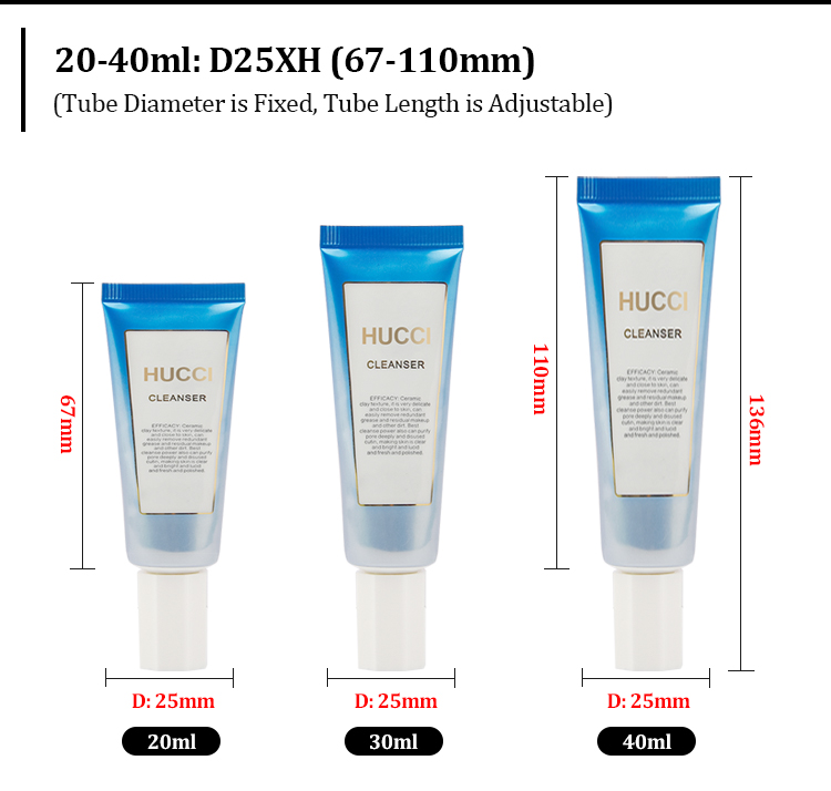 Face cream tube