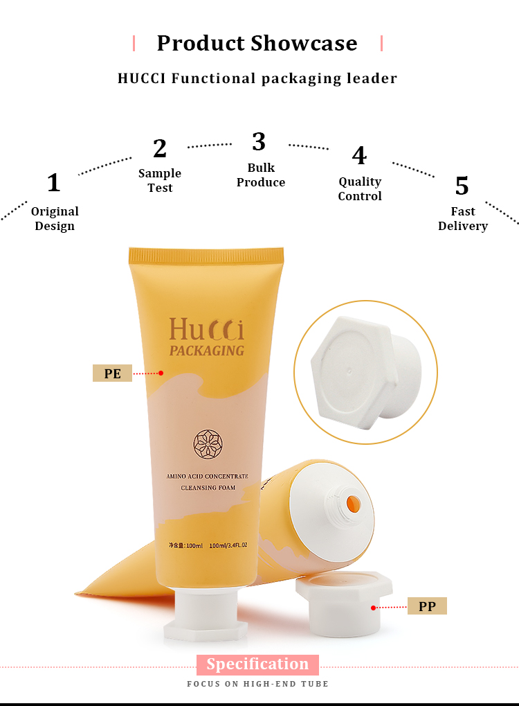 Face cream tube