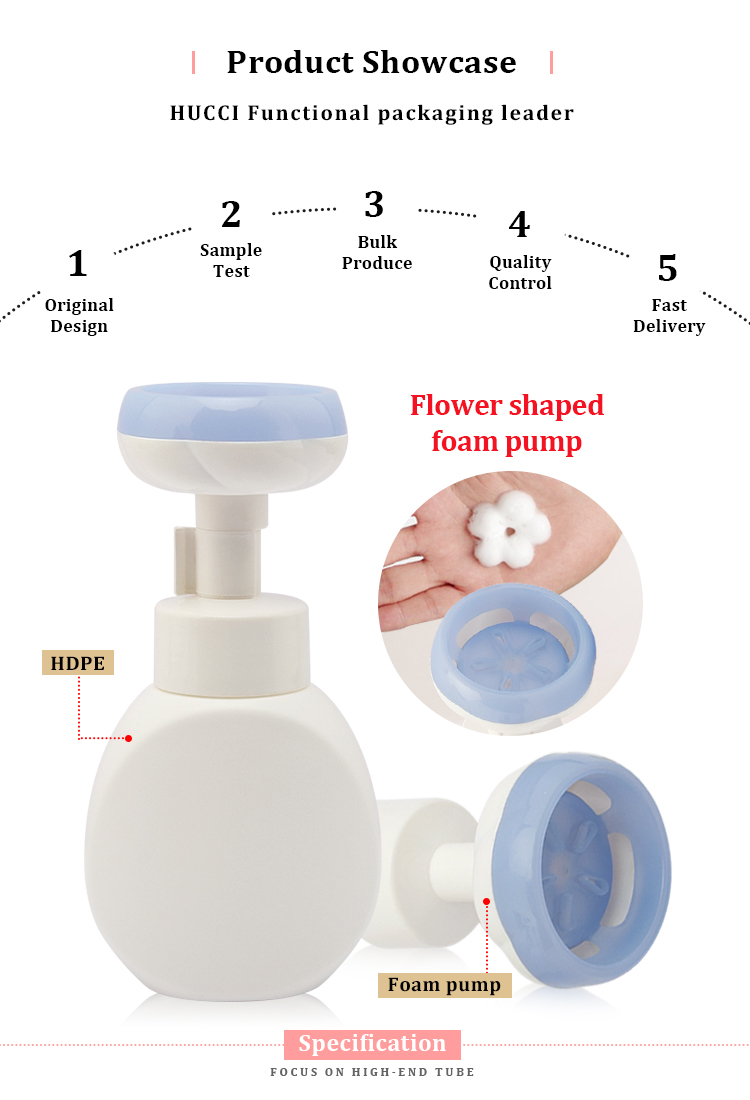 Facial cleanser bottle