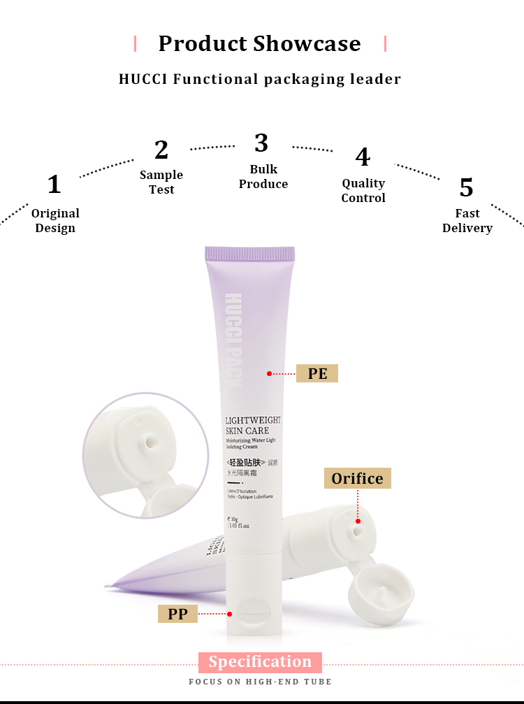 Isolation cream tube