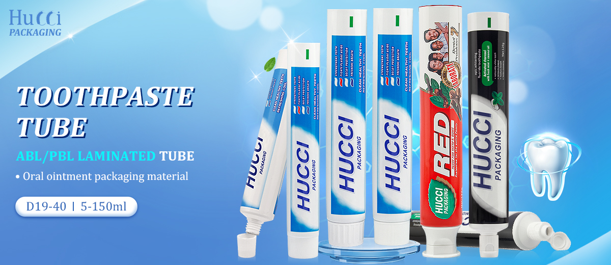 Toothpaste tube packaging