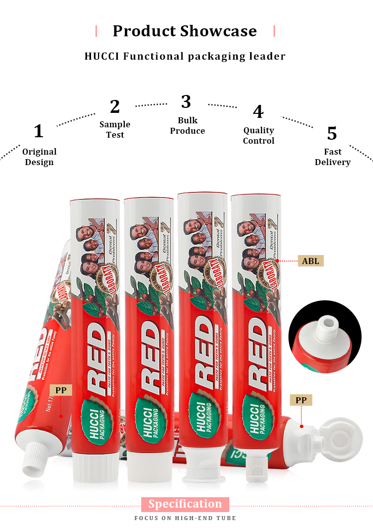 Oral care tube packaging