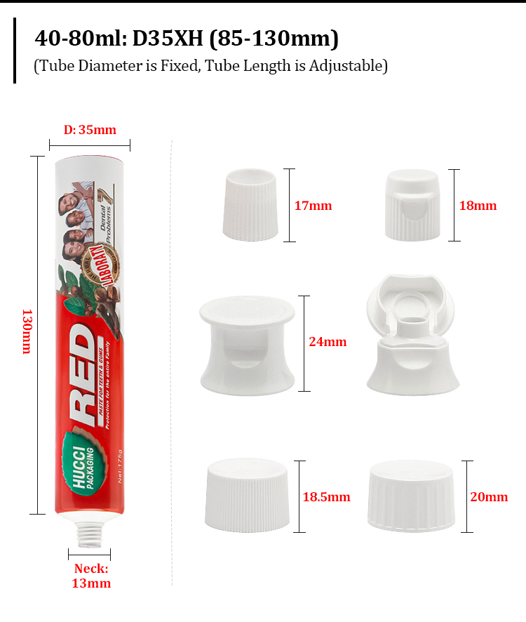 Toothpaste tube packaging