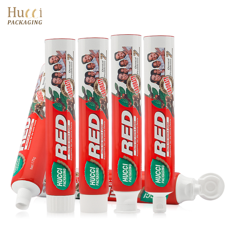 Toothpaste tube packaging