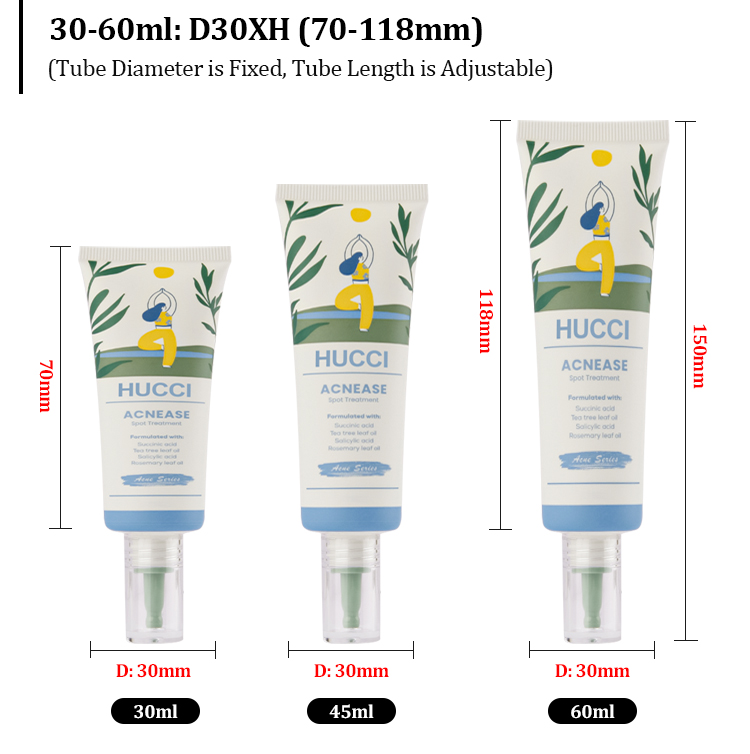 Face cream tube