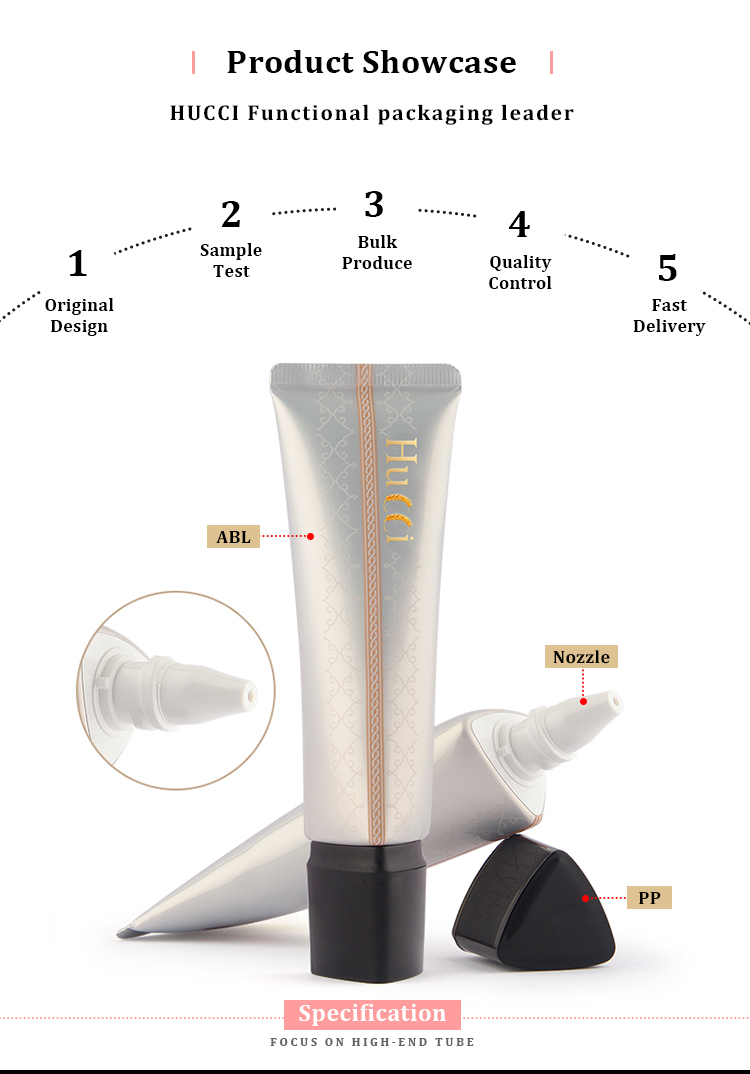 Liquid foundation tube