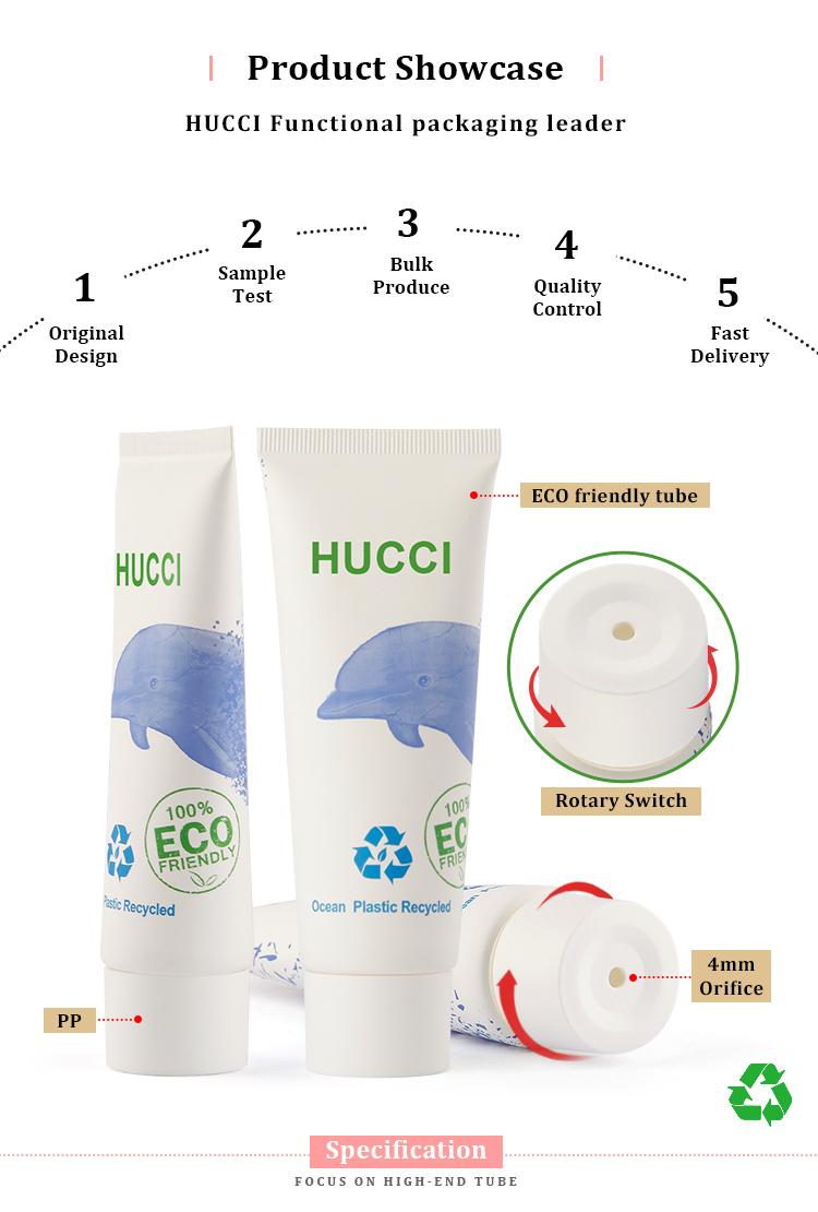 Cosmetic tube packaging