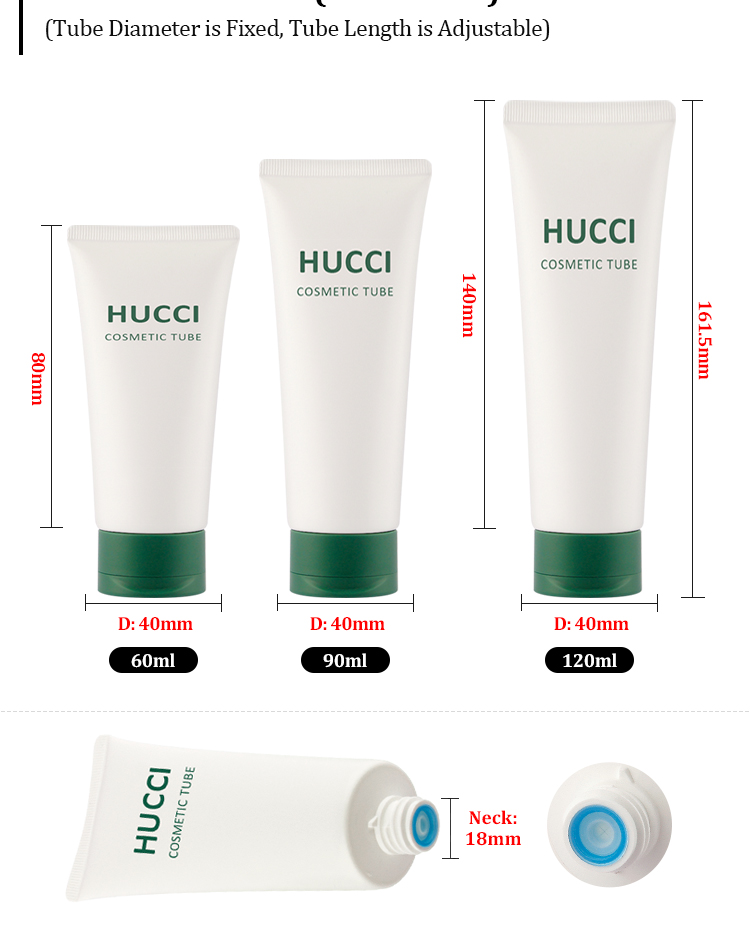 Face cream tube