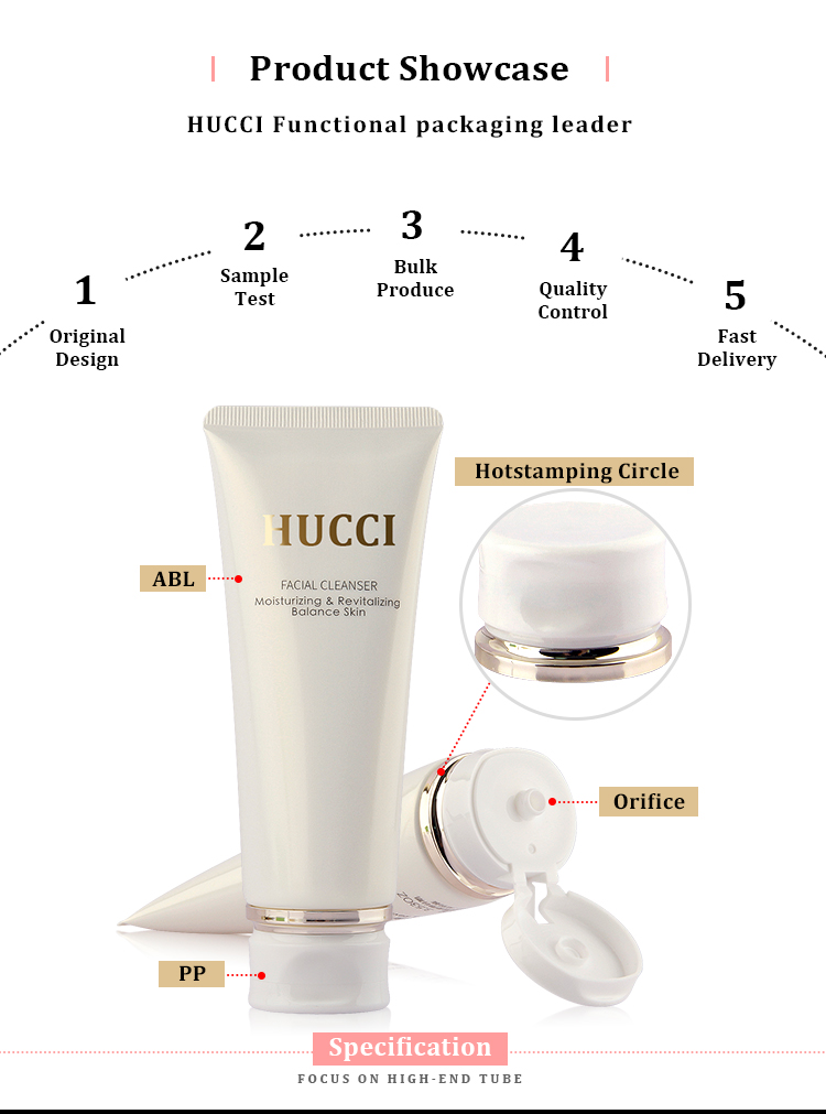 Cosmetic tube packaging